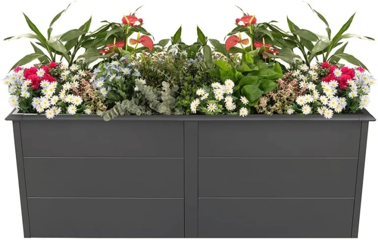 WESTMANN Hochbeet inkl. Aussaatkalender | Metall Hochbeet Primus XL | Inkl. Schneckenschutz | Anthrazit | 200x100x77 cm – Bild 7
