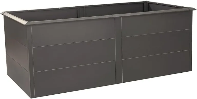 WESTMANN Hochbeet inkl. Aussaatkalender | Metall Hochbeet Primus XL | Inkl. Schneckenschutz | Anthrazit | 200x100x77 cm – Bild 3