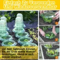 Schneckenkragen,10 Stück Schneckenschutzring Für Salatpflanzen und Kohl,Schneckenschutz Hochbeet Schützt Pflanzen,Schneckenabwehr Ohne Chemie（Enthält Keine Pflanzenhut） - Thumbnail 11