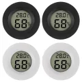 AITRIP 5 x Mini Digital Hygrometer Gauge Indoor Thermometer, Temperatur-Feuchtigkeitsmessgerät für Luftbefeuchter Gewächshaus Gläser Reptilien Gitarrenkoffer, Fahrenheit (℉) oder Celsius(℃) Schwarz - Thumbnail 8