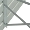 Willood Hochbeet 320 x 40 x 77 cm Verzinkter Stahl Grau - Thumbnail 5