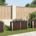 Willood Hochbeet 320 x 40 x 77 cm Verzinkter Stahl Grau - Thumbnail 10