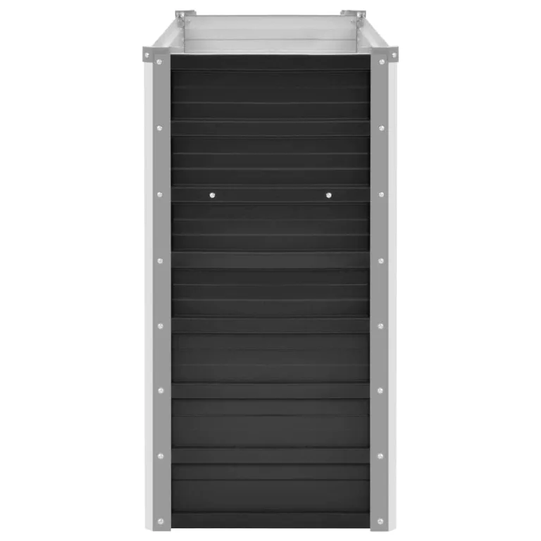 Willood Garten Hochbeet Anthrazit 160 x 40 x 77 cm Verzinkter Stahl – Bild 5