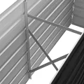 Willood Garten Hochbeet Anthrazit 160 x 40 x 77 cm Verzinkter Stahl - Thumbnail 6
