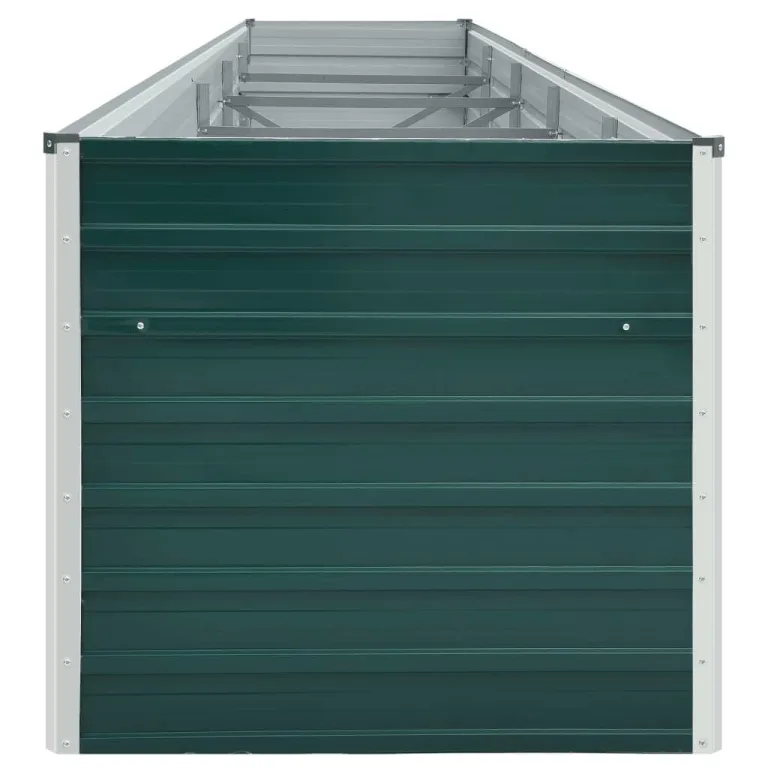 Willood Garten Hochbeet Verzinkter Stahl 400x80x45 cm Grün – Bild 4