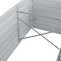 Willood Garten Hochbeet Verzinkter Stahl 320x80x45 cm Grau - Thumbnail 6
