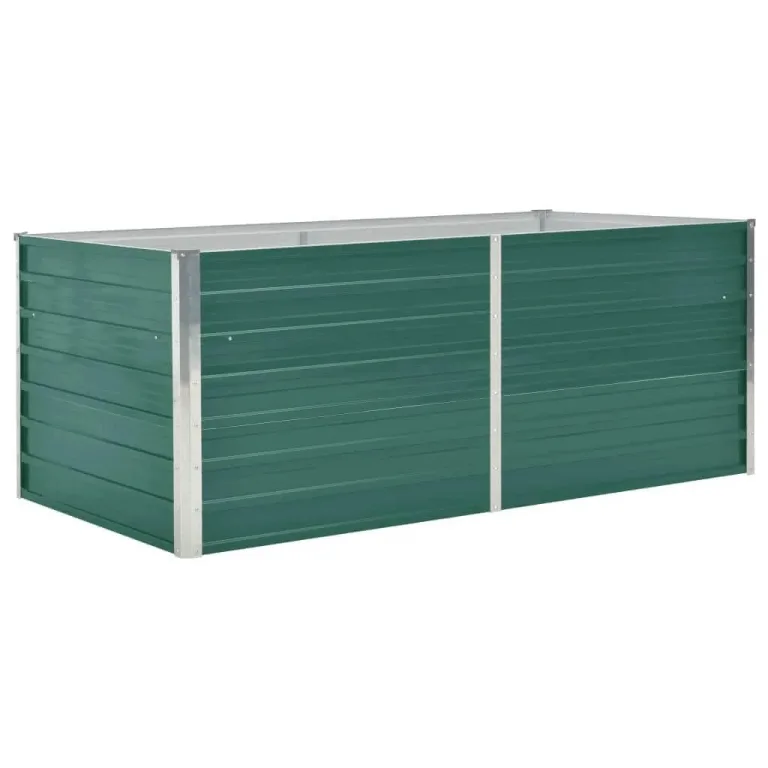 Willood Hochbeet 160 x 80 x 45 cm Verzinkter Stahl Grün – Bild 2