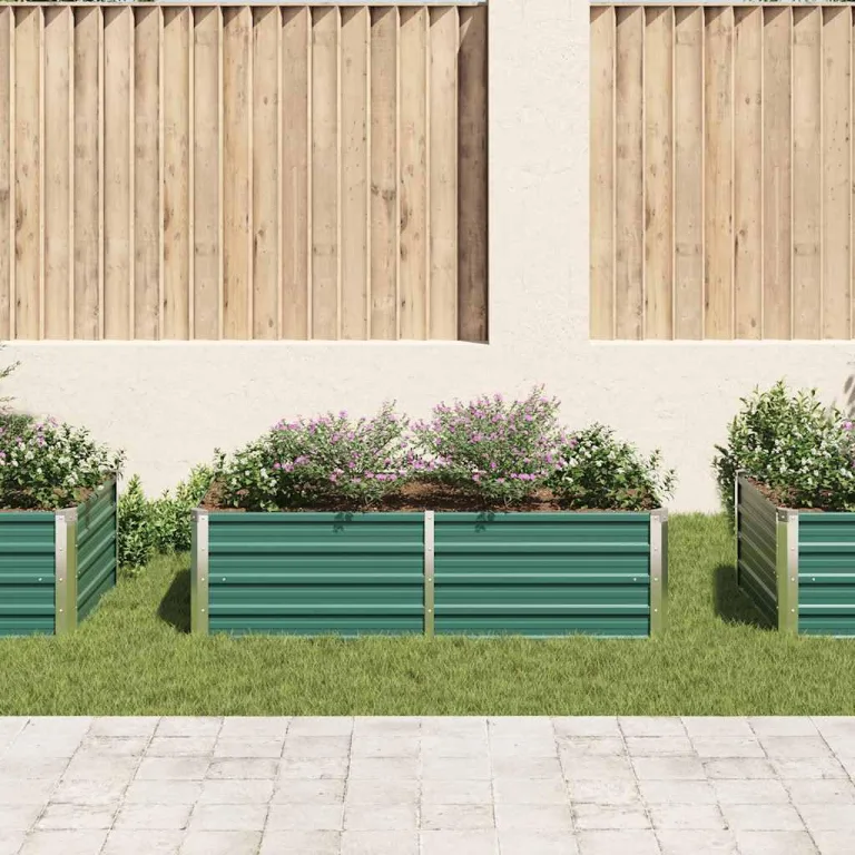Willood Hochbeet 160 x 80 x 45 cm Verzinkter Stahl Grün – Bild 3