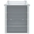 Willood Garten Hochbeet Verzinkter Stahl 100x40x45 cm Grau - Thumbnail 4