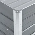 Willood Garten Hochbeet Verzinkter Stahl 100x40x45 cm Grau - Thumbnail 5