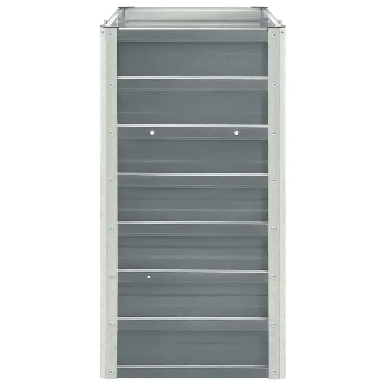 Willood Hochbeet Verzinkter Stahl 240x40x77 cm Grau – Bild 3