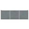 Willood Hochbeet Verzinkter Stahl 240x40x77 cm Grau - Thumbnail 2