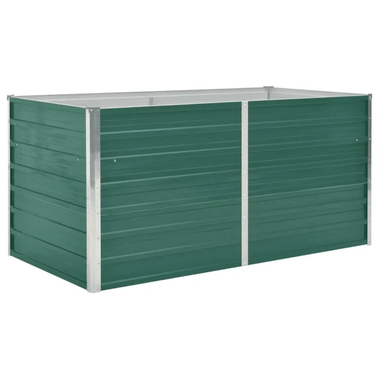 Willood Hochbeet 160 x 80 x 77 cm Verzinkter Stahl Grün – Bild 2