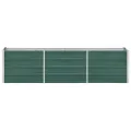 Willood Garten Hochbeet Verzinkter Stahl 240×40×45 cm Grün - Thumbnail 4