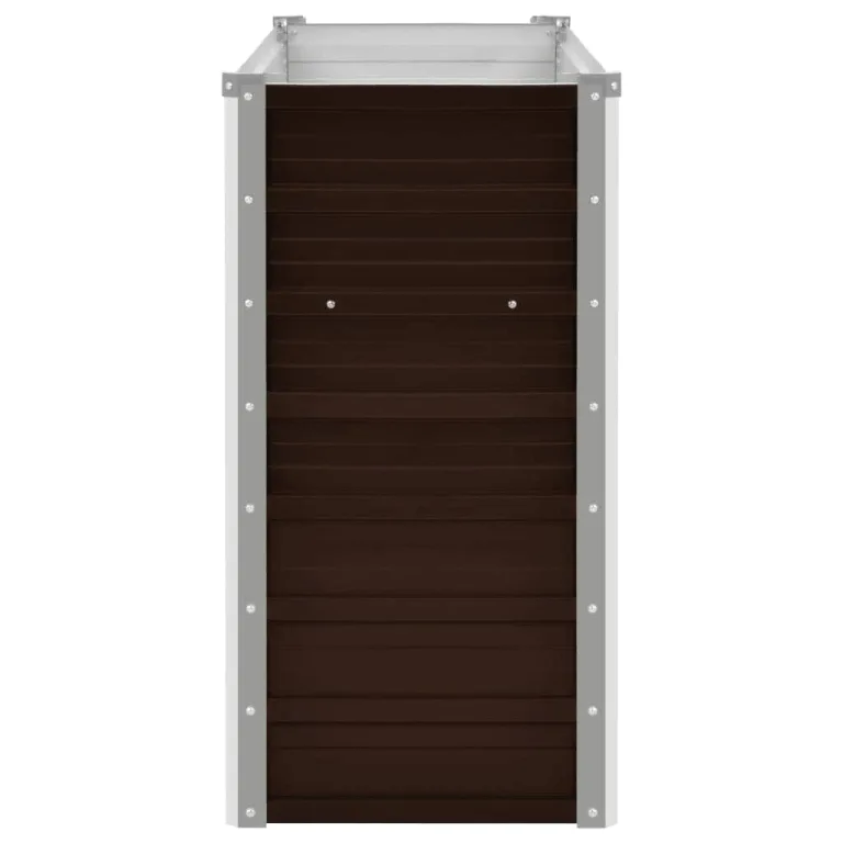 Willood Garten Hochbeet Braun 160 x 40 x 77 cm Verzinkter Stahl – Bild 5