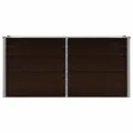 Willood Garten Hochbeet Braun 160 x 40 x 77 cm Verzinkter Stahl - Thumbnail 4