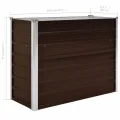 Willood Garten Hochbeet Braun 100 x 40 x 77 cm Verzinkter Stahl - Thumbnail 8