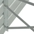 Willood Garten Hochbeet Verzinkter Stahl 400x80x45 cm Grau - Thumbnail 5
