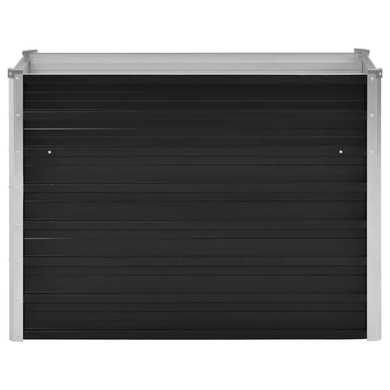 Willood Garten Hochbeet Anthrazit 100 x 40 x 77 cm Verzinkter Stahl – Bild 4