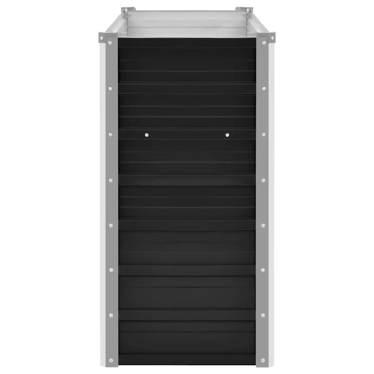Willood Garten Hochbeet Anthrazit 100 x 40 x 77 cm Verzinkter Stahl – Bild 5