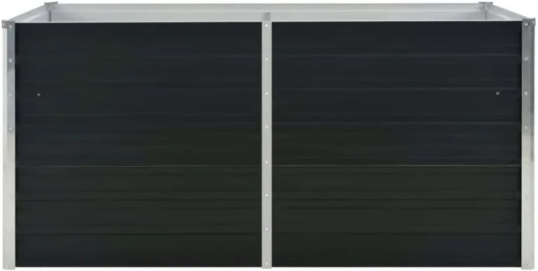 Hochbeet Anthrazit 160 x 80 x 77 cm Verzinkter Stahl – Bild 5