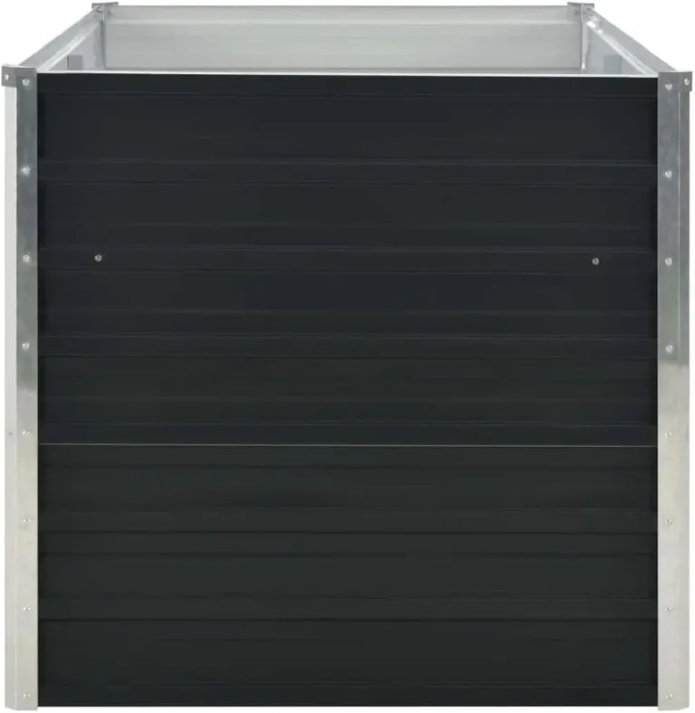 Hochbeet Anthrazit 160 x 80 x 77 cm Verzinkter Stahl – Bild 6