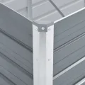 Willood Garten Hochbeet Verzinkter Stahl 320x80x77 cm Grau - Thumbnail 6