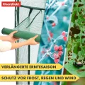 Floordirekt - Gewächshaus UV-beständig - Gewächshaus mit Metallablagegitter - Langlebig. Witterungsbeständiges Pflanzenhaus für Gemüse Kräuter. Blumen (77x200x169cm Botanika) - Thumbnail 7