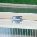 Outsunny Frühbeet aus Holz, Mini Gewächshaus 90 x 52 x 49,5 cm, Treibhaus mit Abdeckung, lichtdurchlässig Frühbeetkasten, Winterfest Hochbeet für Garten, Balkon, Naturholz - Thumbnail 8