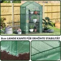 CASA PURA - Gewächshaus 143x143x195 - UV-beständig - Gewächshaus mit Metallablagegitter - Langlebig. Witterungsbeständiges Pflanzenhaus (Harrest) - Thumbnail 2