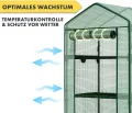 CASA PURA - Gewächshaus 143x143x195 - UV-beständig - Gewächshaus mit Metallablagegitter - Langlebig. Witterungsbeständiges Pflanzenhaus (Harrest) - Thumbnail 6