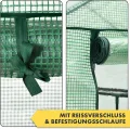 CASA PURA - Gewächshaus 77x200x169 -UV-beständig - Gewächshaus mit Metallablagegitter - Langlebig. Witterungsbeständiges (Botanika) - Thumbnail 9