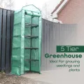 DIVCHI Gewächshaus mit 5 Etagen, Mini-Gewächshaus für den Innen- und Außenbereich, Robustes Gewächshaus, ideal für den Anbau von Gemüse, Blumen, Kräutern und Setzlingen - Thumbnail 3