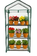 DIVCHI Gewächshaus mit 5 Etagen, Mini-Gewächshaus für den Innen- und Außenbereich, Robustes Gewächshaus, ideal für den Anbau von Gemüse, Blumen, Kräutern und Setzlingen - Thumbnail 7