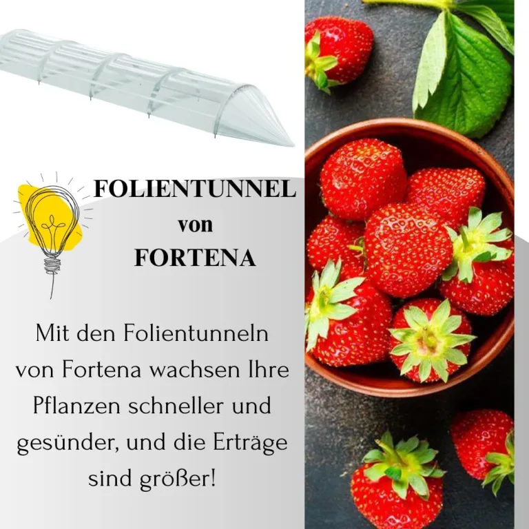 Pflanztunnel Gartentunnel Treibhaus Tomatenhaus Tunnelbögen 2 Größen (Grün, 3,60m) – Bild 8