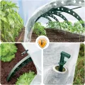 Pflanztunnel Gartentunnel Treibhaus Tomatenhaus Tunnelbögen 2 Größen (Grün, 3,60m) - Thumbnail 7