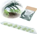 Pflanztunnel Gartentunnel Treibhaus Tomatenhaus Tunnelbögen 2 Größen (Grün, 3,60m) - Thumbnail 1