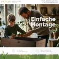 PATKAR 117x40x78cm Hochbeet Holz [RÜCKENSCHONENDE HÖHE] - Premium hochbeet Balkon oder Garten (Made in Europe) - Pflanzkasten Hochbeete-Kit - Kräuterbeet Balkon Hochbeet - Hochbeete für Garten Holz - Thumbnail 6