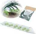 Pflanztunnel Gartentunnel Treibhaus Tomatenhaus Tunnelbögen 2 Größen (Grün, 2,40m) - Thumbnail 2
