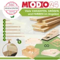 Hochbeet Holz, Kräuterbeet, Gartenbeet, Pflanzbeet, Blumenbeet, Stufenbeet, für Garten und Terrasse, Kiefernholz, Massivholz, höhenverstellbar, Abmessungen 18x60x90 cm, Farbe: Natur - Thumbnail 7