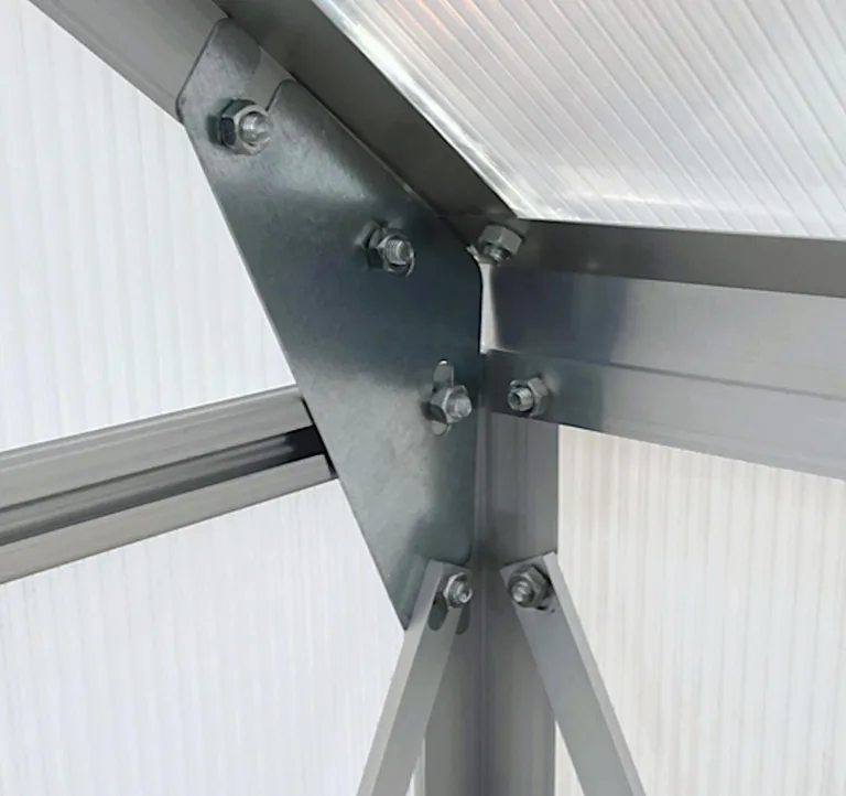 ESTEXO Aluminium Gewächshaus 11,2 m³ Frühbeet 370x190x195 cm inkl. Fundament Alu Treibhaus Tomatenhaus Pflanzhaus – Bild 5