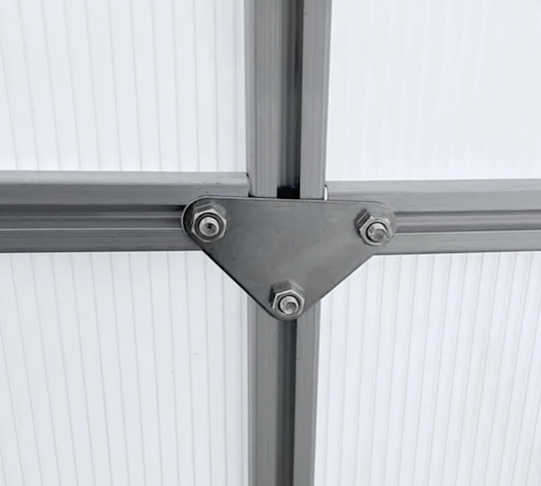 ESTEXO Aluminium Gewächshaus 11,2 m³ Frühbeet 370x190x195 cm inkl. Fundament Alu Treibhaus Tomatenhaus Pflanzhaus – Bild 7