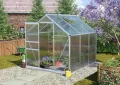Vitavia Gewächshaus Calypso 4400", Aluminium eloxiert, 4,4 m², 6 mm HKP | Wetterfestes & stabiles Treibhaus | Perfekt für Gemüse & Pflanzen | Robust & langlebig - Thumbnail 1