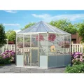 Vitavia Gewächshaus-Pavillon/ Vogelvoliere Circus 9000", Aluminium eloxiert, 9,0 m² | Wetterfestes & stabiles Treibhaus | Perfekt für Gemüse & Pflanzen | Robust & langlebig - Thumbnail 1