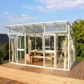 Vitavia Gewächshaus Aphrodite 11500", Aluminium eloxiert, 11,5 m², 10 mm HKP | Wetterfestes & stabiles Treibhaus | Perfekt für Gemüse & Pflanzen | Robust & langlebig - Thumbnail 4