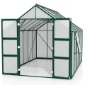 Vitavia Gewächshaus Olymp 9900", smaragd, 9,9 m², 4 mm HKP | Wetterfestes & stabiles Treibhaus | Perfekt für Gemüse & Pflanzen | Robust & langlebig - Thumbnail 3