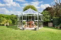 Vitavia Gewächshaus-Pavillon Hera 9000" inkl. Stahlfundament, schwarz, 9,0 m², 3 mm ESG, 6 mm HKP | Wetterfestes & stabiles Treibhaus | Perfekt für Gemüse & Pflanzen | Robust & langlebig - Thumbnail 10