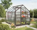 Vitavia Gewächshaus Calypso 3000", Aluminium eloxiert, 3,0 m², 6 mm HKP | Wetterfestes & stabiles Treibhaus | Perfekt für Gemüse & Pflanzen | Robust & langlebig - Thumbnail 9