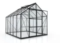 Vitavia Gewächshaus-Set Uranus 8300" inkl. LED Leuchte, schwarz, 3 mm ESG | Wetterfestes & stabiles Treibhaus | Perfekt für Gemüse & Pflanzen | Robust & langlebig - Thumbnail 3