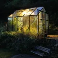 Vitavia Gewächshaus-Set Uranus 8300" inkl. LED Leuchte, schwarz, 3 mm ESG | Wetterfestes & stabiles Treibhaus | Perfekt für Gemüse & Pflanzen | Robust & langlebig - Thumbnail 5